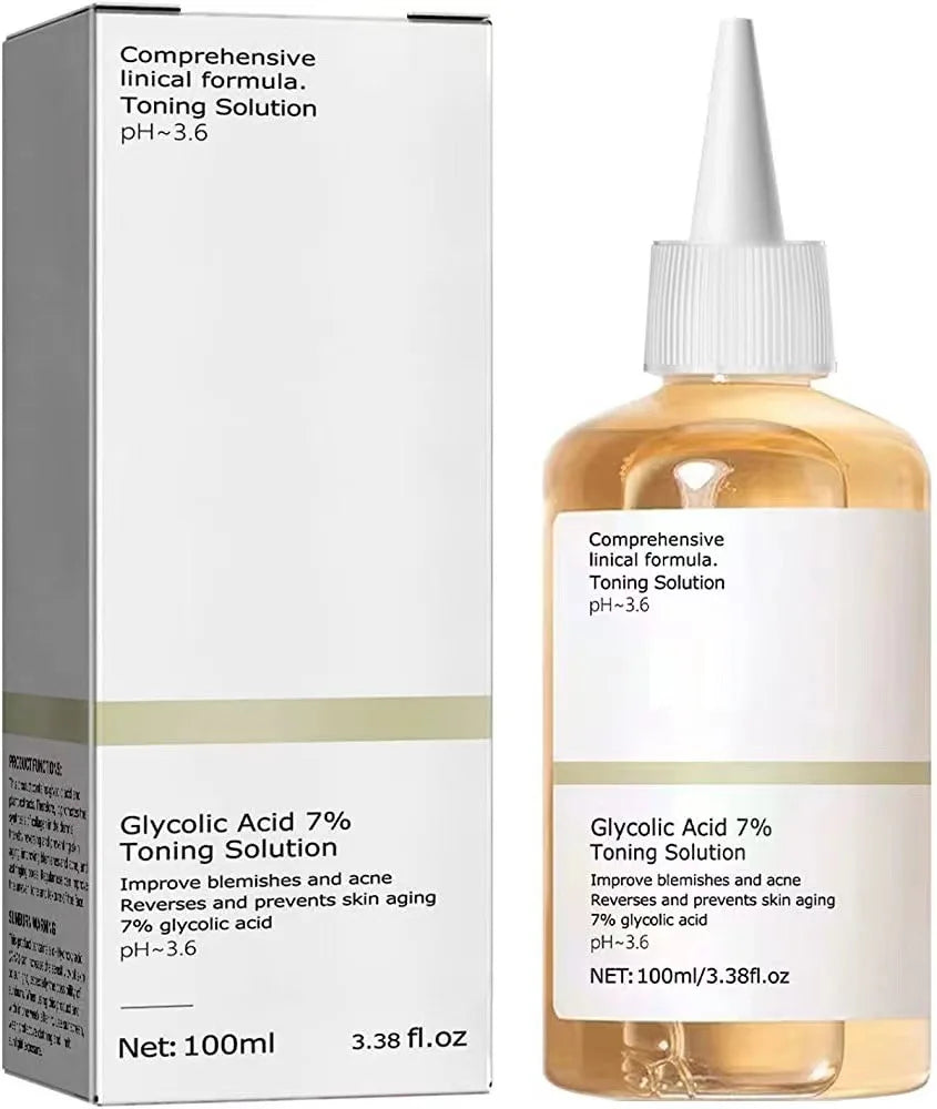Lotion Tonique Acide Glycolique 7% – Exfoliant & Éclat Instantané